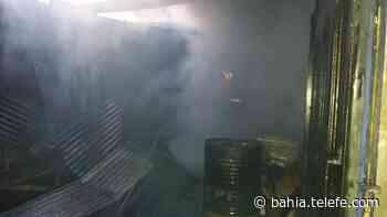 Se incendió un galpón ferroviario abandonado en Barrio Coronel Maldonado - Telefe Bahia Blanca