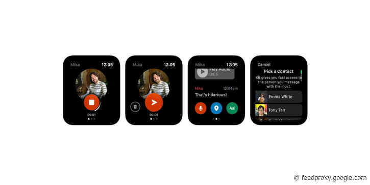 Facebook debuts experimental Apple Watch app ‘Kit’ for robust Messenger communication