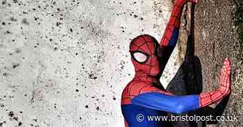 A man has been running round Downend in a Spiderman suit