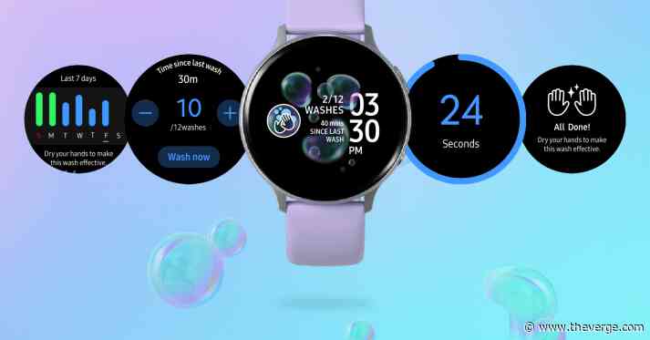 Samsung’s smartwatches get a hand-washing reminder and timer app