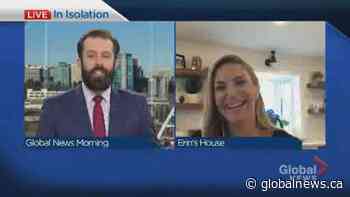 Global Edmonton anchor Erin Chalmers checks in from self-isolation