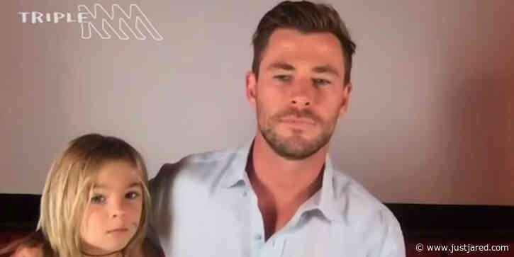 Chris Hemsworth 6-Year-Old Son Tristan Crashes Video Interview - Watch!