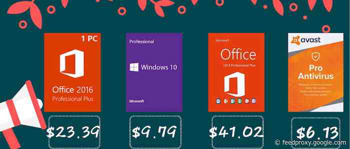 Spring Sales: Windows 10 Pro for $9.79, Office 2019 Home and Student $22.36