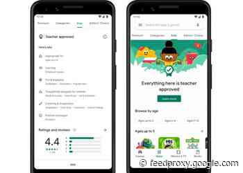 Google Play gets new Teacher Approved kids section