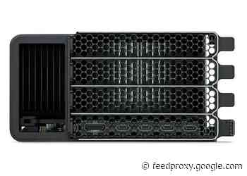 Apple Mac Pro Radeon Pro W5700X MPX GPU module now available
