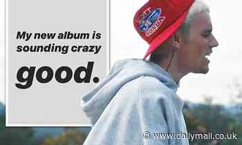 Justin Bieber hints he may be recording a new album in lockdown