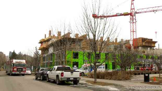 Worker hurt in fall at northeast Calgary construction site