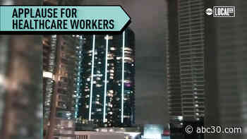 DTLA residents cheer for health care workers