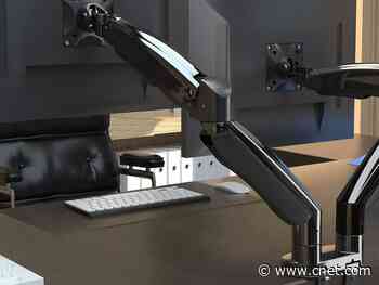 Put this dual monitor mount in your home office for just $78     - CNET