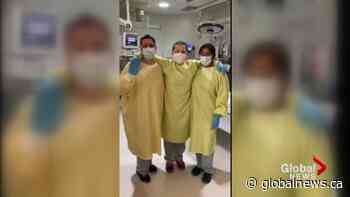 Coronavirus: Southern Alberta residents pay tribute to front-line workers with video