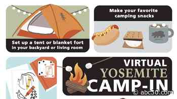 Yosemite National Park to host virtual "camp-in" this weekend to kick off National Park Week