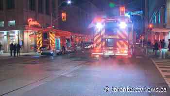 Downtown Toronto highrise fire leaves one person dead