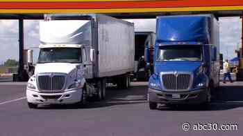 Caltrans allows food trucks to operate in rest areas to help support truckers