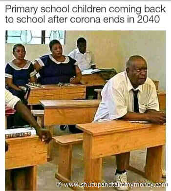 Primary School Children Coming Back To School After Corona Ends In 2040 – Meme