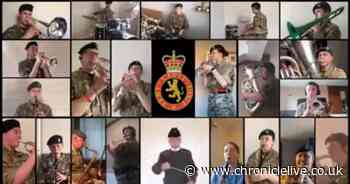 Durham Cadets play moving version of North East classic 'together' in lockdown