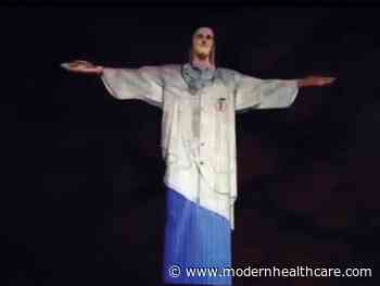 Rio's Christ the Redeemer statue pays tribute to medical workers - ModernHealthcare.com