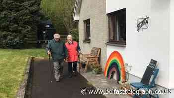 Grandfather walks 91 laps around bungalow on 91st birthday to raise cash for NHS