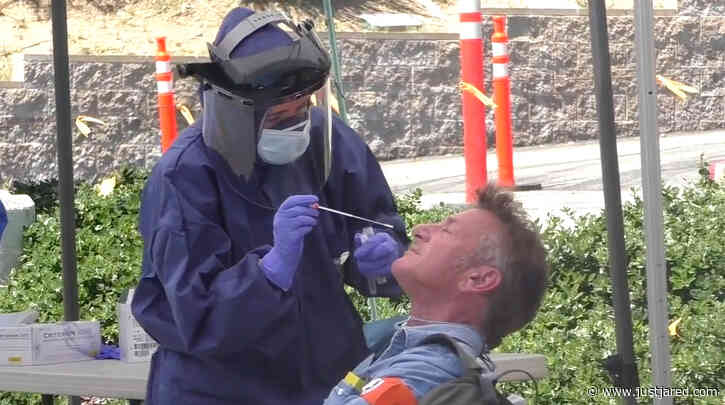 Sean Penn Pictured Getting a Coronavirus Test at His Organization's Testing Center