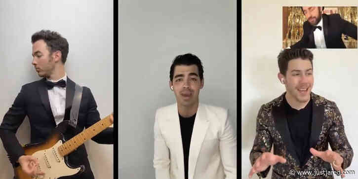 Jonas Brothers & Billie Eilish Perform on John Krasinski's Virtual Prom for High School Grads