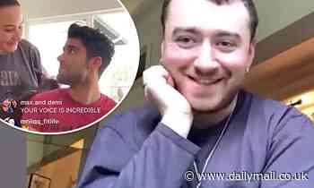 Sam Smith says Demi Lovato 'seems happy' with boyfriend Max Ehrich