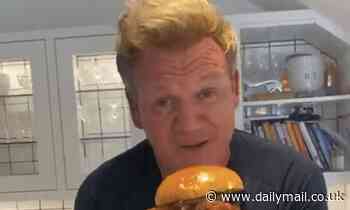 Gordon Ramsay pokes fun at backlash by offering his neighbours a burger