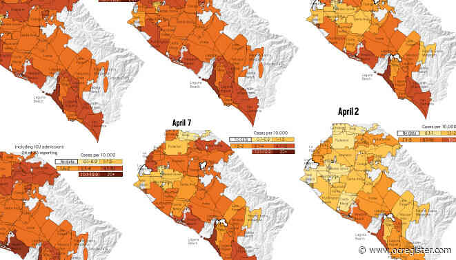 Coronavirus: Orange County tests 1,245 people, a new high reported on April 18