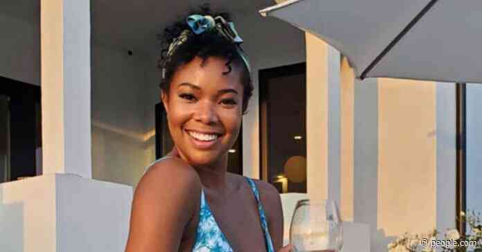 Gabrielle Union Poses Poolside in Bikini for At-Home Photo Shoot with Dwyane Wade and Daughter Zaya