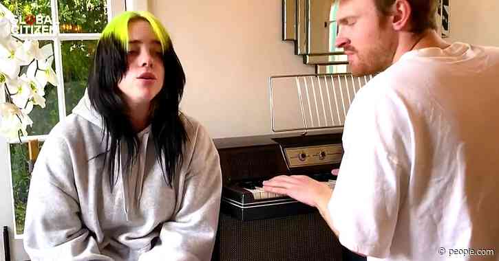 Billie Eilish and Her Brother Finneas Sing 'Sunny' During One World: Together at Home Special