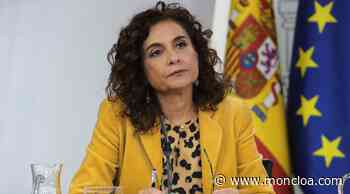 Montero dice que el ingreso mínimo se conocerá "aproximadamente " - MONCLOA.COM