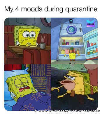 My 4 Moods During Quarantine – Meme