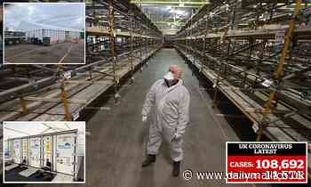 Coronavirus UK: Makeshift mortuaries of Glasgow and Bristol one shut in Leyton east London - Daily Mail