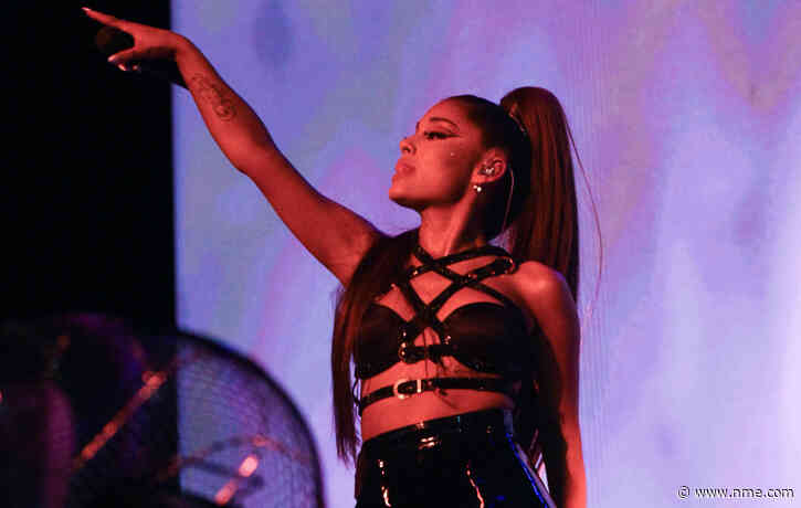 Ariana Grande looks to be recording new music while in lockdown