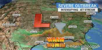 Another tornado outbreak is possible in the southern U.S. on Sunday