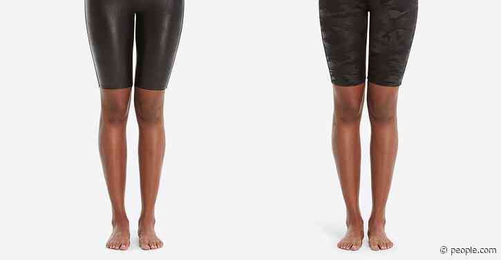 Celeb-Loved Spanx Leggings Come in a Bike Shorts Style, Too — and They’re Half-Off Today
