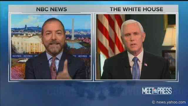 Pence Ducks and Dodges When Grilled on Trump’s ‘Liberate’ Tweets