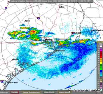 Storms firing up across the Houston area, bringing scattered showers - Chron.com