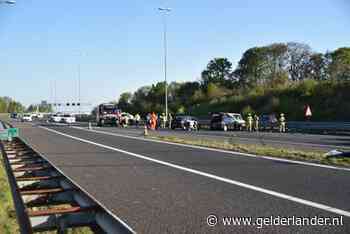 A50 door ongeval afgesloten tussen Renkum en knooppunt Grijsoord