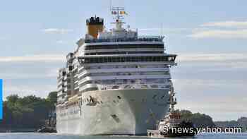 Cruise that began before virus pandemic approaches Spain