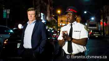 Tory and Saunders will honour health-care workers along Toronto's Hospital Row tonight