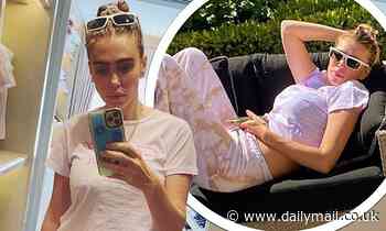 Petra Ecclestone shows off her slim figure just WEEKS after giving birth to a baby girl