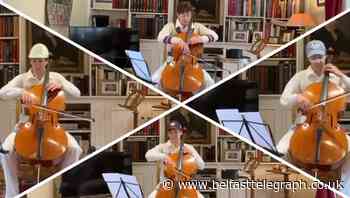 Cellist wins Test Match Special acclaim with four-part rendition of famous theme