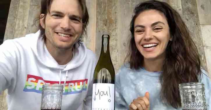 Ashton Kutcher and Mila Kunis Launch 'Quarantine Wine' to Raise Money for Coronavirus Relief Efforts