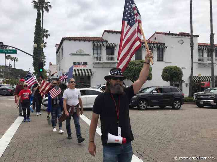 Hundreds protest coronavirus stay-at-home order in San Clemente