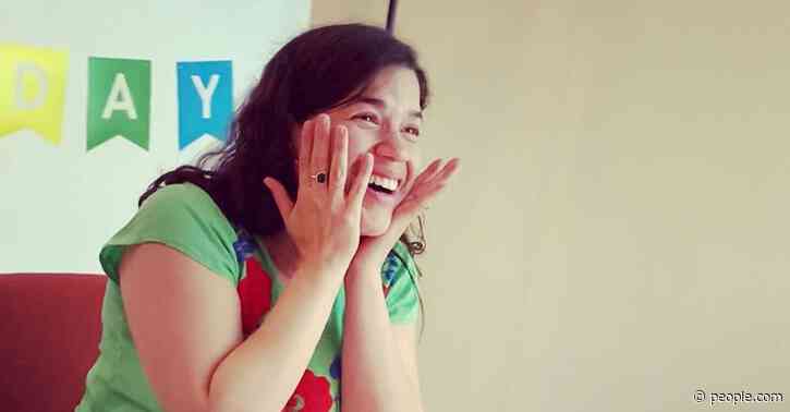 Pregnant America Ferrera 'Completely Overwhelmed' by Surprise Virtual Birthday Party from Her Husband