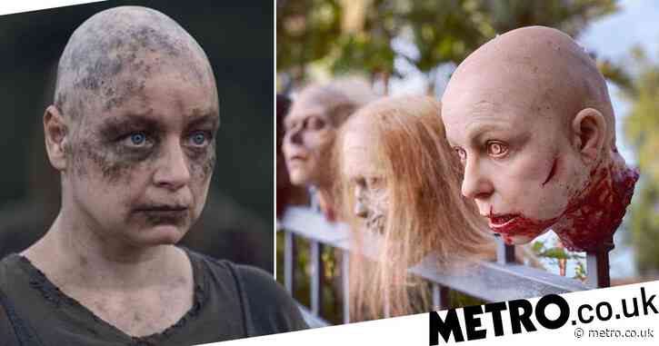 The Walking Dead producer adorns front gate with Alpha’s decapitated head: ‘That’ll scare off coronavirus’
