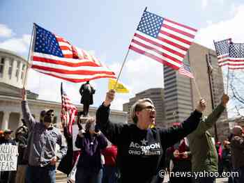 Ohio governor says anti-lockdown protests are OK if protestors adhere to social distancing