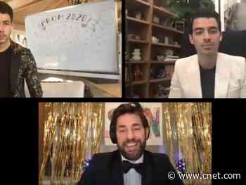 Jonas Brothers, Billie Eilish and The Office cast throw a prom to remember     - CNET