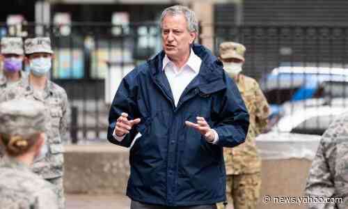 New York mayor De Blasio asks if Trump is telling city to 'drop dead' over Covid-19