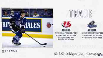 Canes trade Dorrington for Mitchell Prowse & two picks - Lethbridge News Now