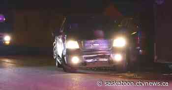 K9 team tracks two suspects, police searching for another following multi-vehicle collision